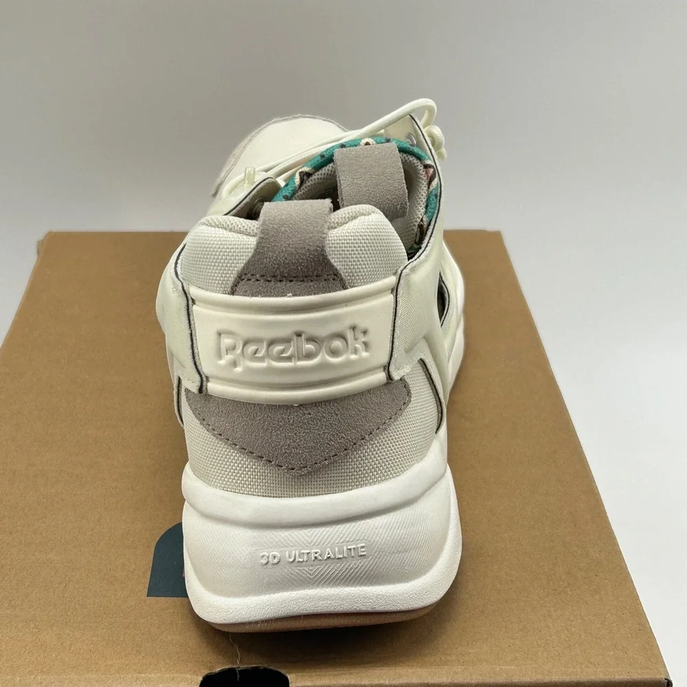 Reebok Furylite GP Men 11 Cream White Chalk V67074 Tribal Geometric Lifestyle